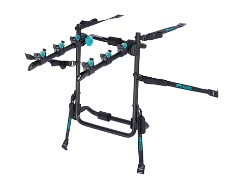 PORTA BICICLETAS BEARACK GENESIS PARA 3 BICIS COMPATIBLE AUTO TIPO SEDAN-HATCHBACK