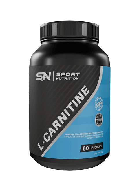 SUPLEMENTO SPORT NUTRITION L-CARNITINA 60 CAPSULAS