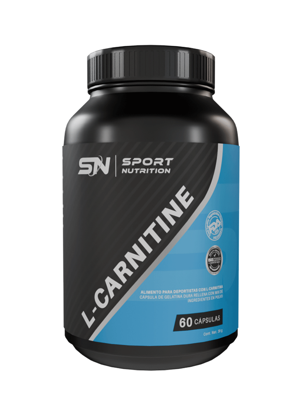 SUPLEMENTO SPORT NUTRITION L-CARNITINA 60 CAPSULAS 1