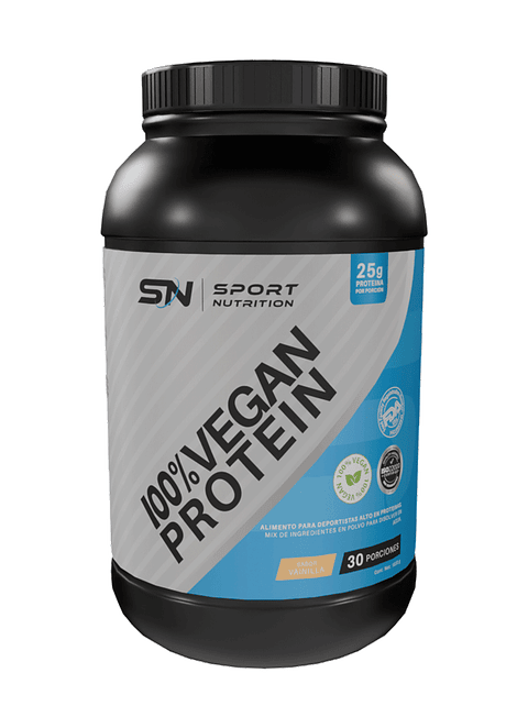 SUPLEMENTO SPORT NUTRITION 100% VEGAN PROTEIN VAINILLA 1 KG