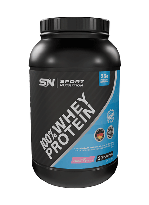 SUPLEMENTO SPORT NUTRITION 100% WHEY PROTEIN 1KG