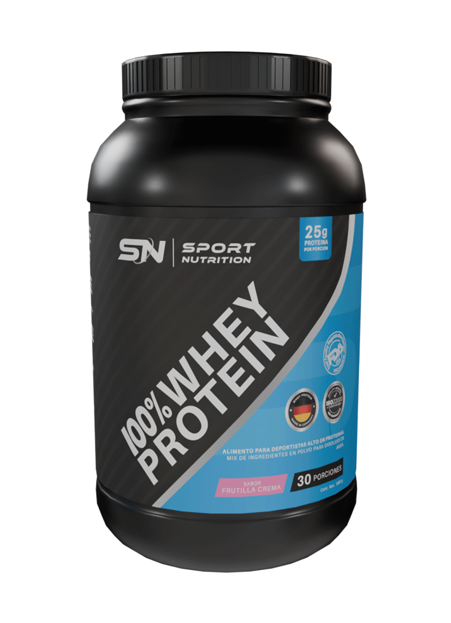 SUPLEMENTO SPORT NUTRITION 100% WHEY PROTEIN 1KG 1