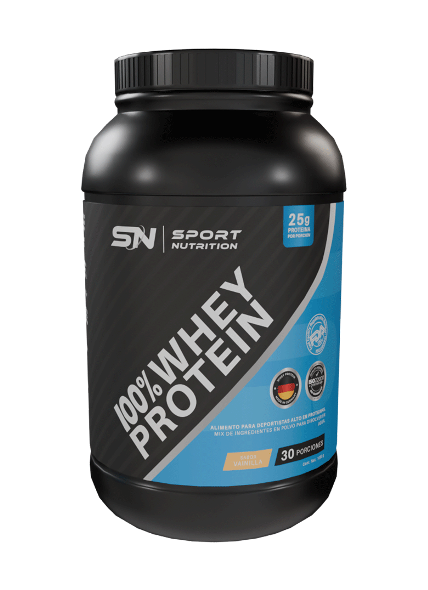 SUPLEMENTO SPORT NUTRITION 100% WHEY PROTEIN 1KG 2