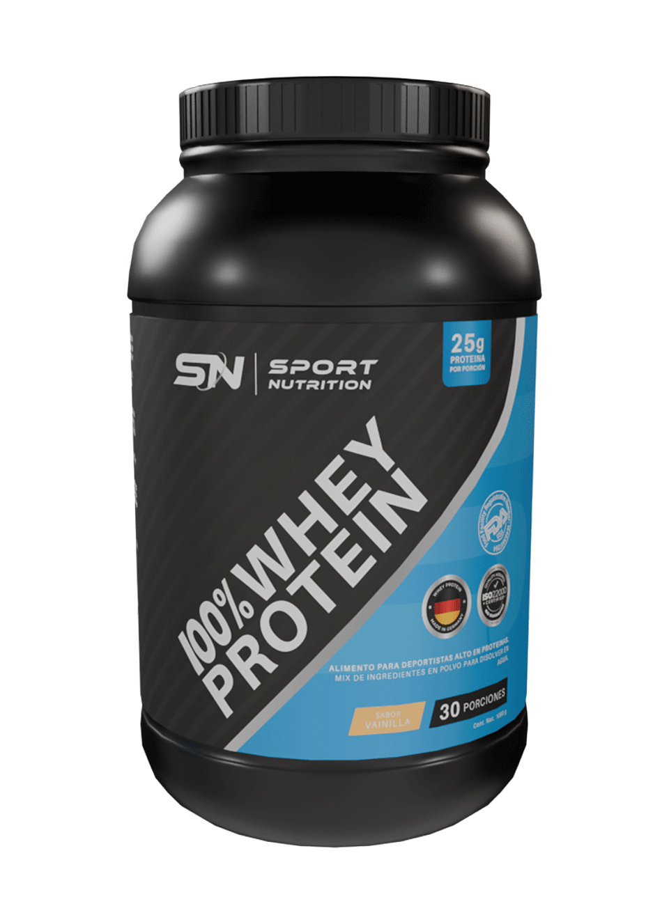 SUPLEMENTO SPORT NUTRITION 100% WHEY PROTEIN 1KG 2