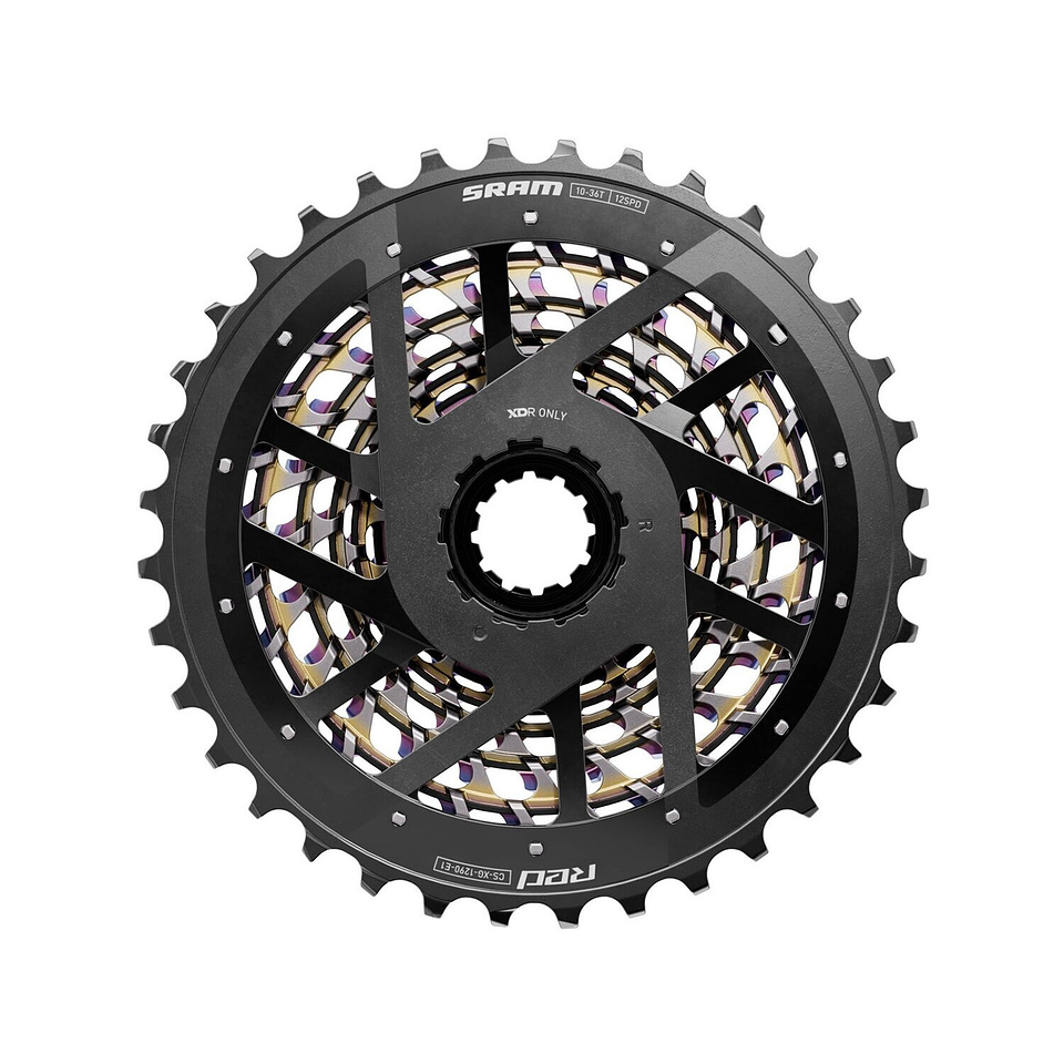 PIÑON SRAM RED XDR X-DONE XG-1290 10-36T 12V RAINBOW 3