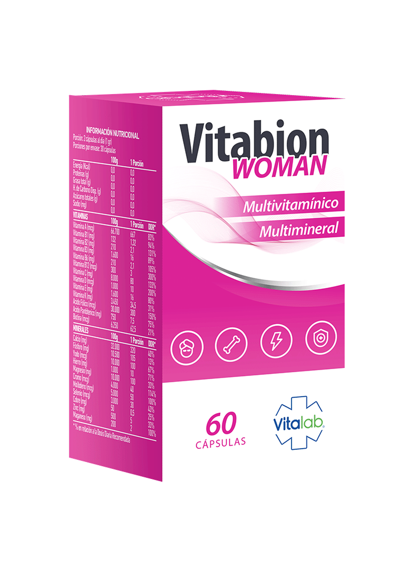 VITAMINA VITABION WOMAN 60 CAPSULAS 1