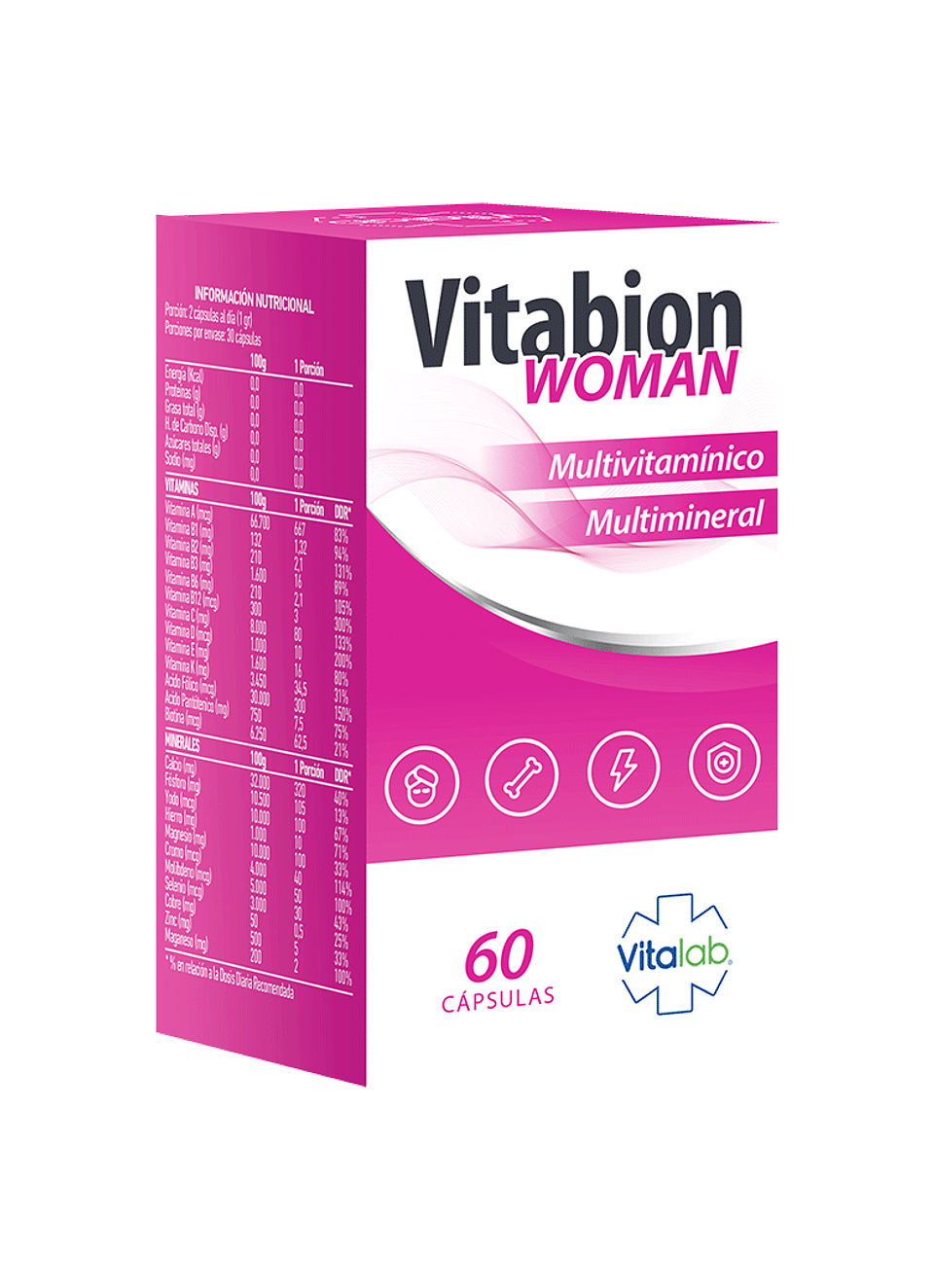 VITAMINA VITABION WOMAN 60 CAPSULAS 1