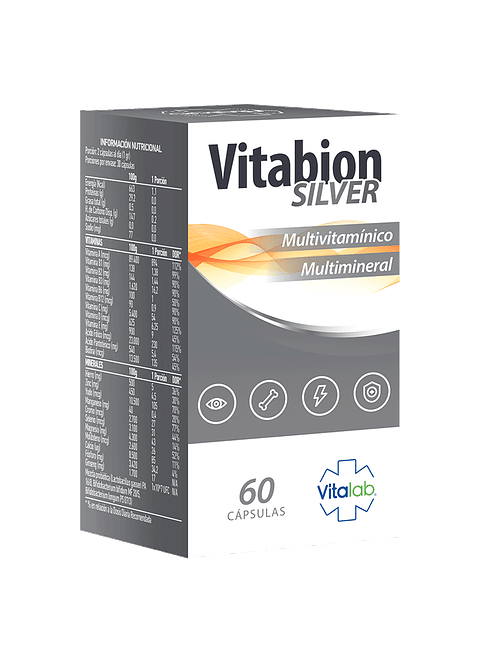 VITAMINA VITABION SILVER 60 CAPSULAS