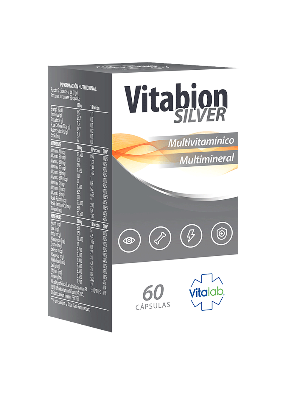 VITAMINA VITABION SILVER 60 CAPSULAS 1