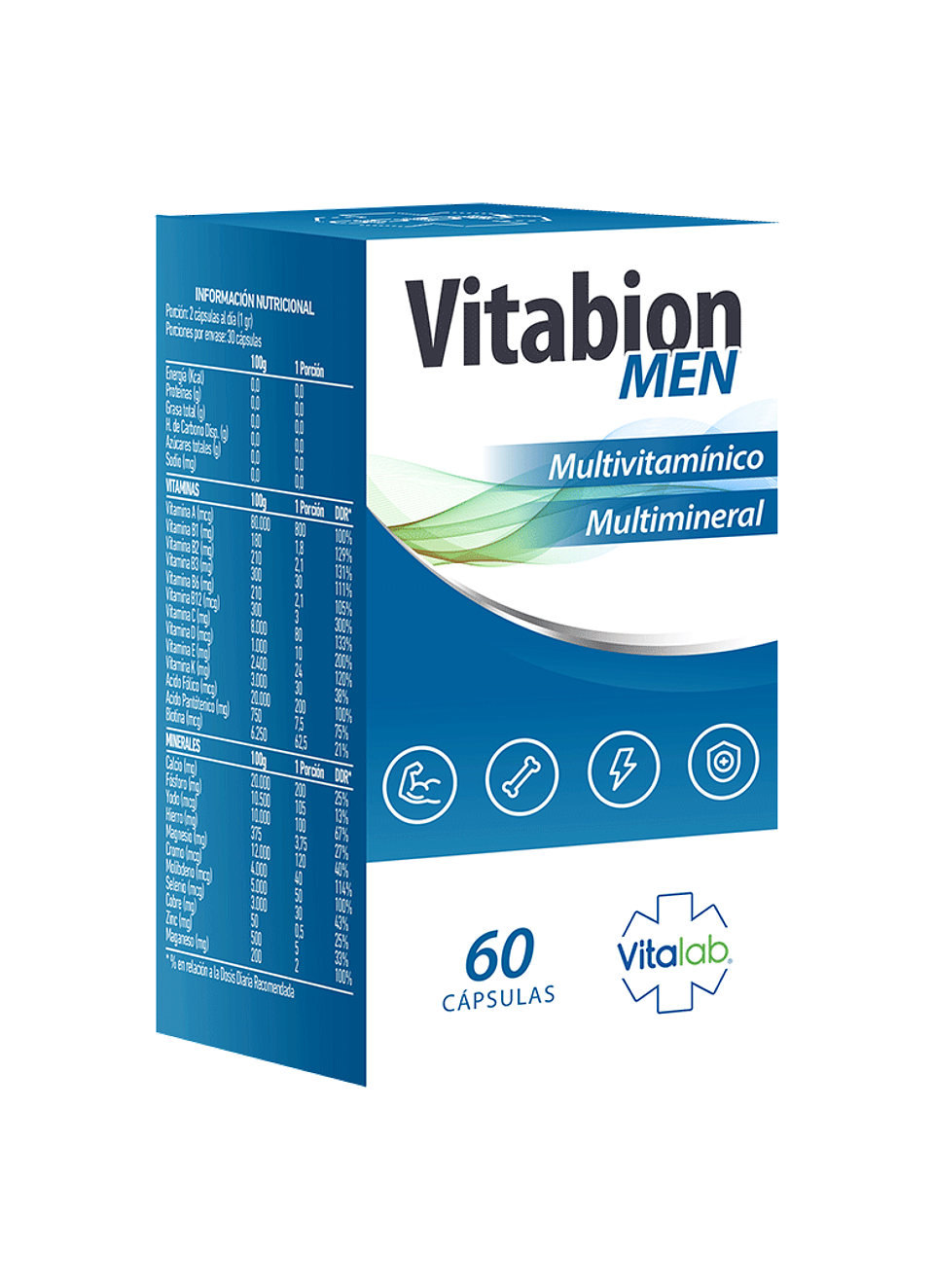 VITAMINA VITABION MEN 60 CAPSULAS 1