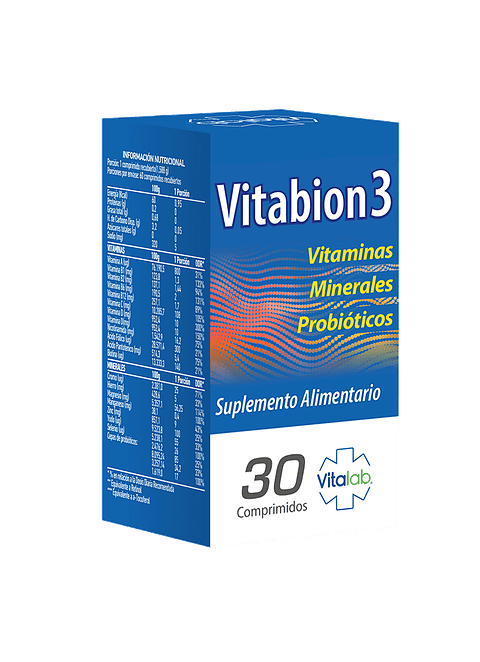 VITAMINA VITABION 3 30 COMPRIMIDOS