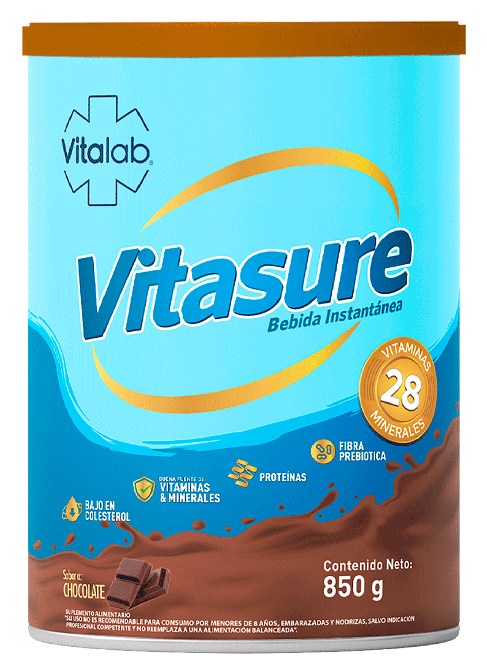 SUPLEMENTO VITASURE CHOCOLTAE 850G 1