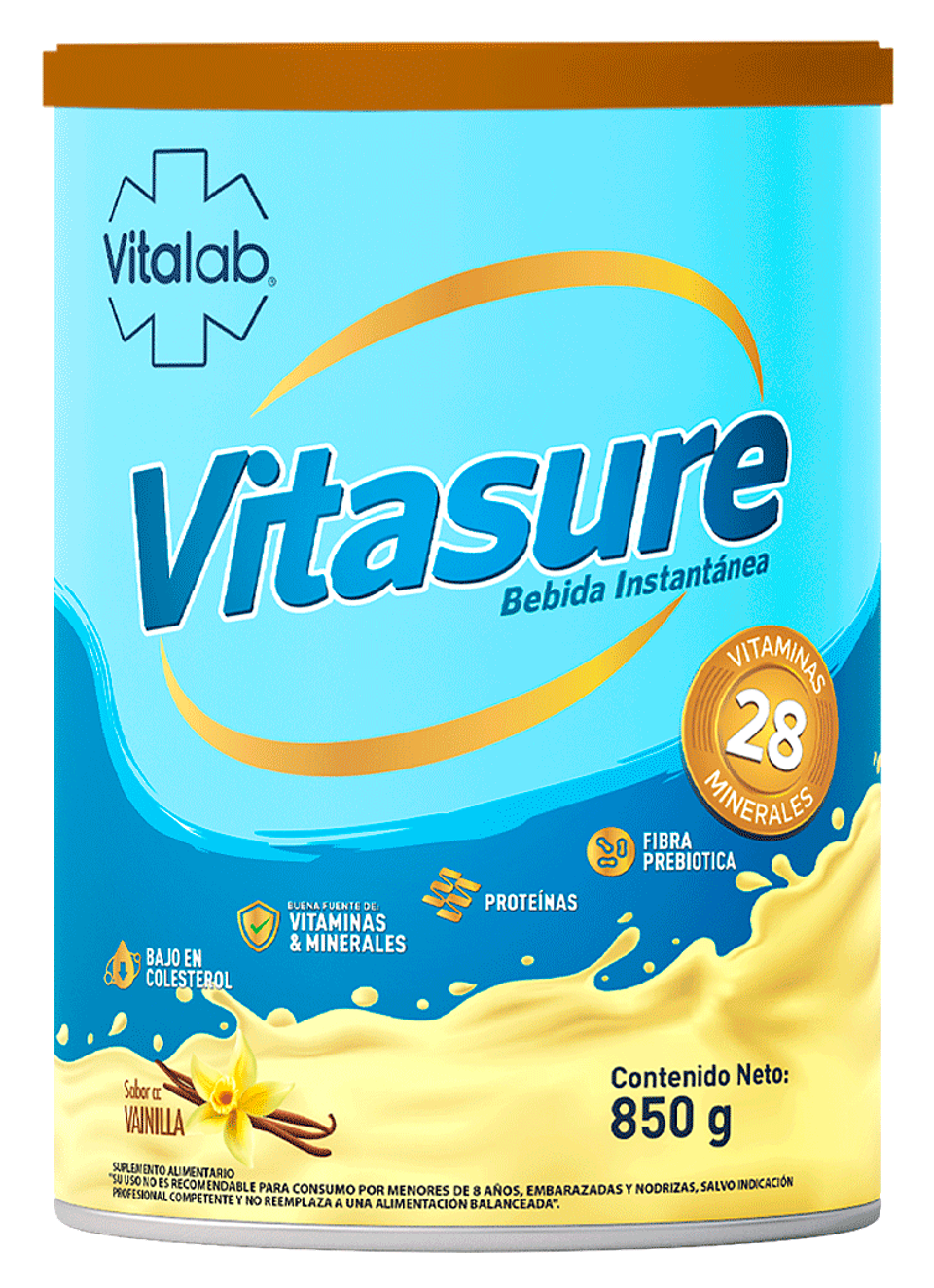 SUPLEMENTO VITASURE VAINILLA 850G 1