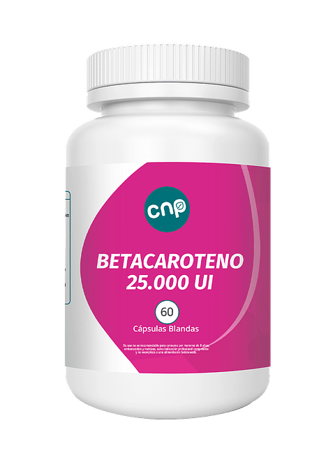 BETACAROTENO 25000 UI 60 CAPSULAS