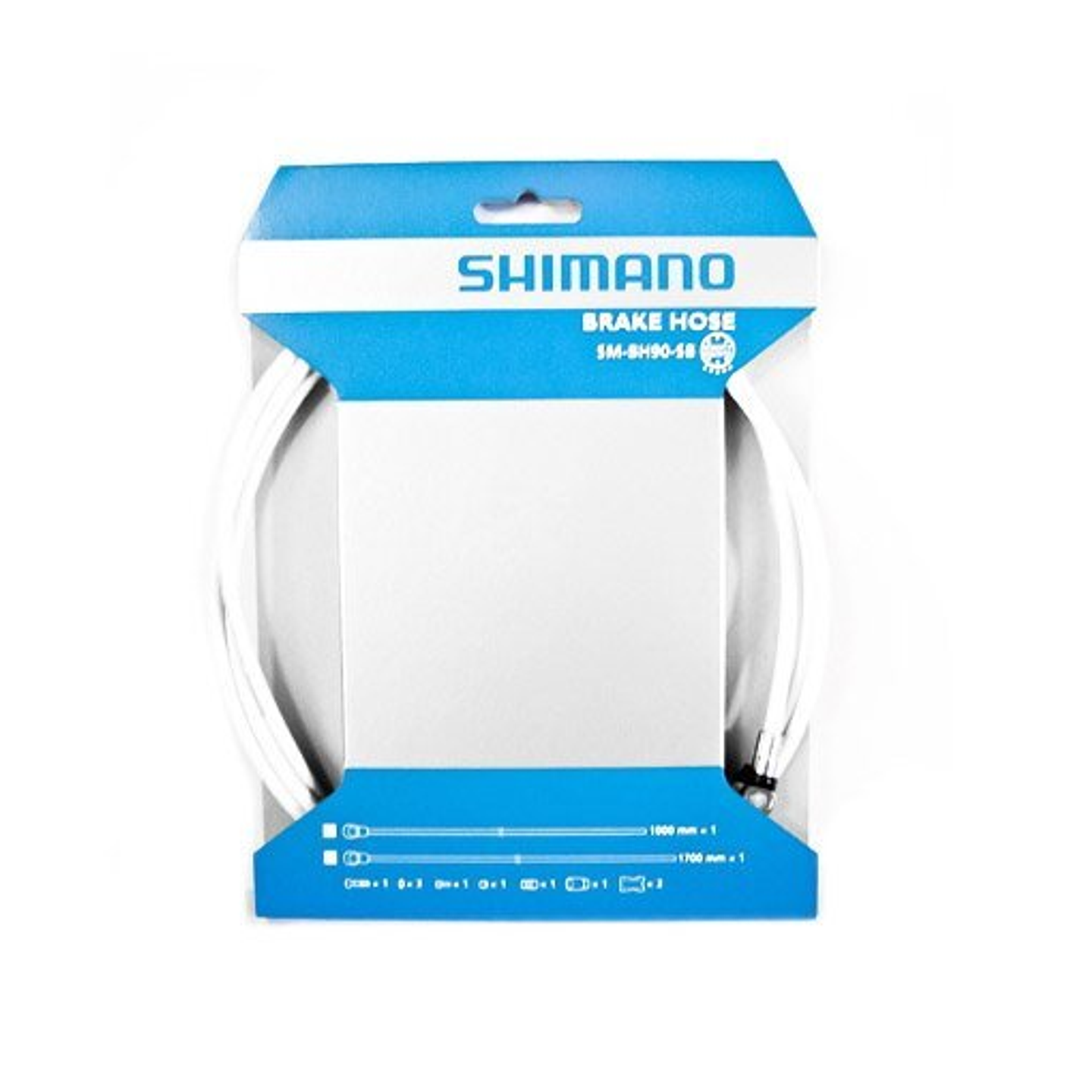 CABLE DE FRENO HIDRAULICO SHIMANO SM-BH90-SB 1000MM BLANCO 1