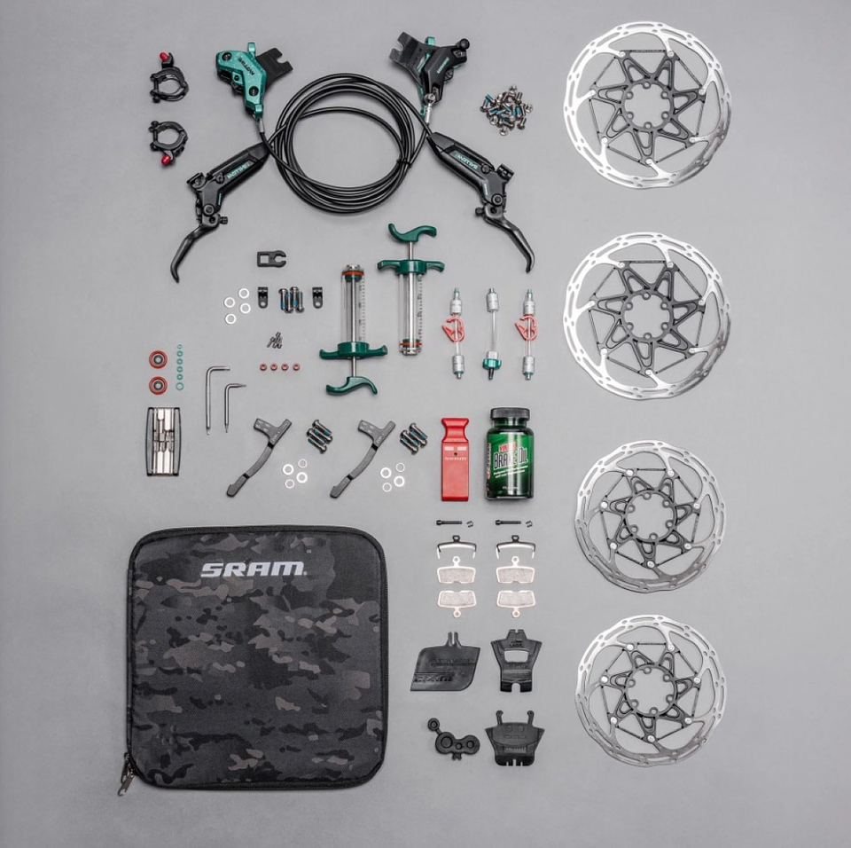 FRENOS HIDRAULICOS SRAM MOTIVE ULTIMATE STEALTH KIT 4