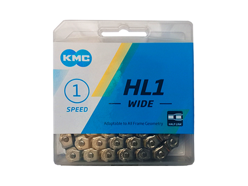 CADENA KMC HL1 WIDE SILVER 1/2 ESLAVON 1
