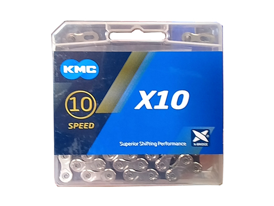 CADENA KMC X10 10V SILVER 1
