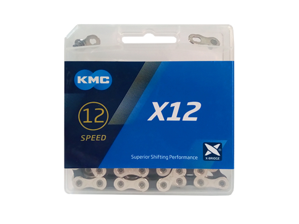 CADENA KMC X12 SILVER 12V 1