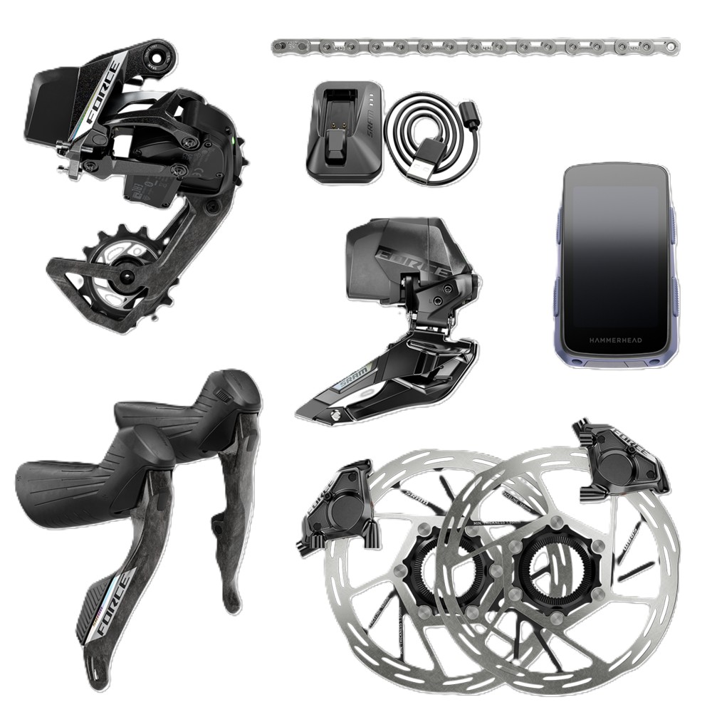 GROUP SET SRAM FORCE E1 HDR AXS + HAMMERHEAD KAROO
