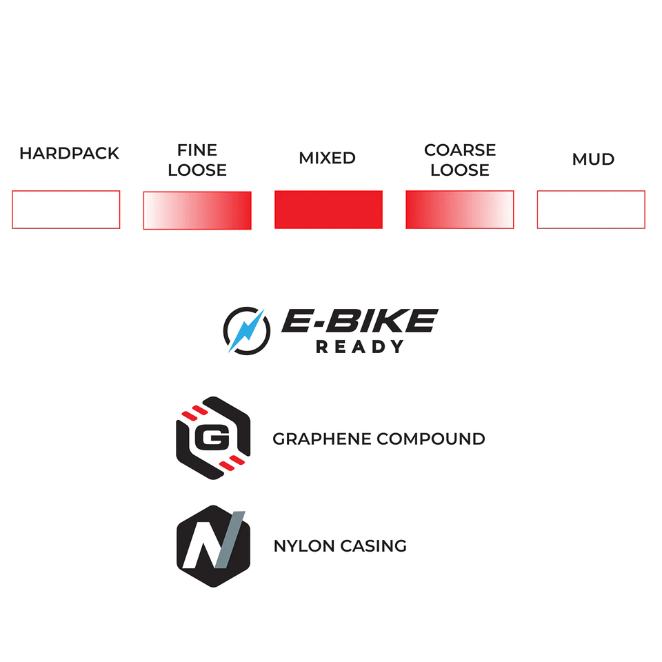 NEUMÁTICO VITTORIA TERRENO T50 MIXED 40-622 GRAVEL ENDURANCE BROWN-BLK-BLK G2.0 700X40C TLR GRAPHEN 5