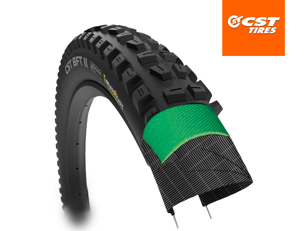 NEUMÁTICO CST ENDURANCE BFT II 29x2.4 DOBLE COMPUESTOS TUBULESS 60 TPI
