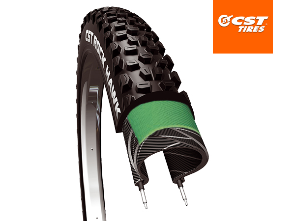 NEUMÁTICO CST ROCK HAWK 27.5x2.4 DOBLE COMPUESTOS TUBULESS 60 TPI