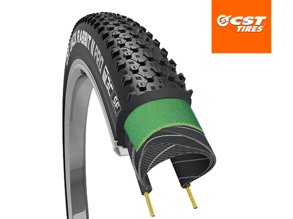 NEUMÁTICO CST XC JACK RABBIT II PRO 29x2.35 3 COMPUESTOS TUBULESS 60 TPI 1