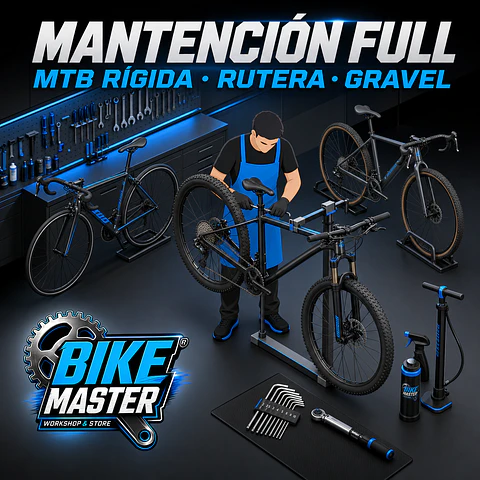 MANTENCIÓN FULL MTB RIGIDA-RUTERA-GRAVEL