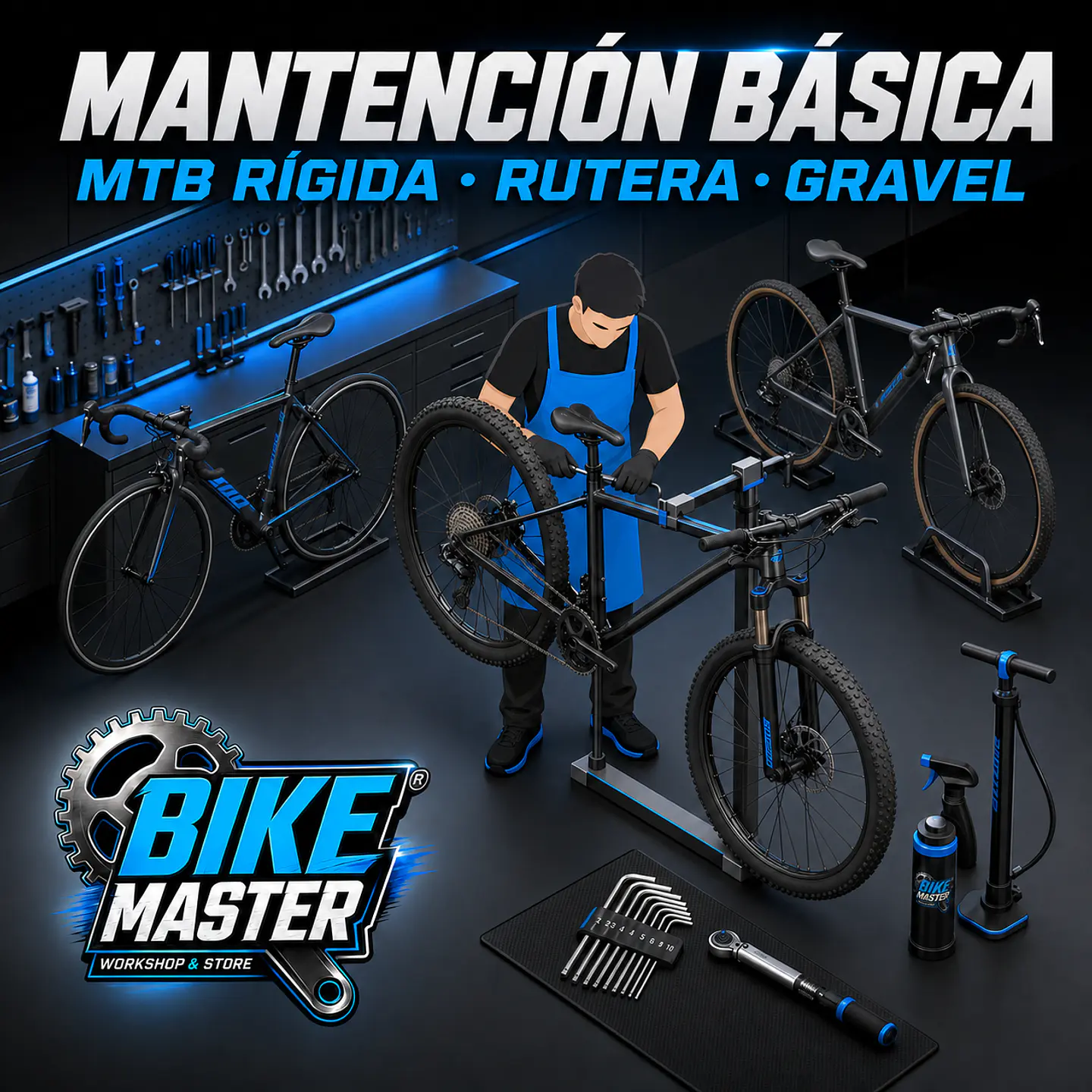 MANTENCIÓN BÁSICA MTB RIGIDA-RUTERA-GRAVEL 1