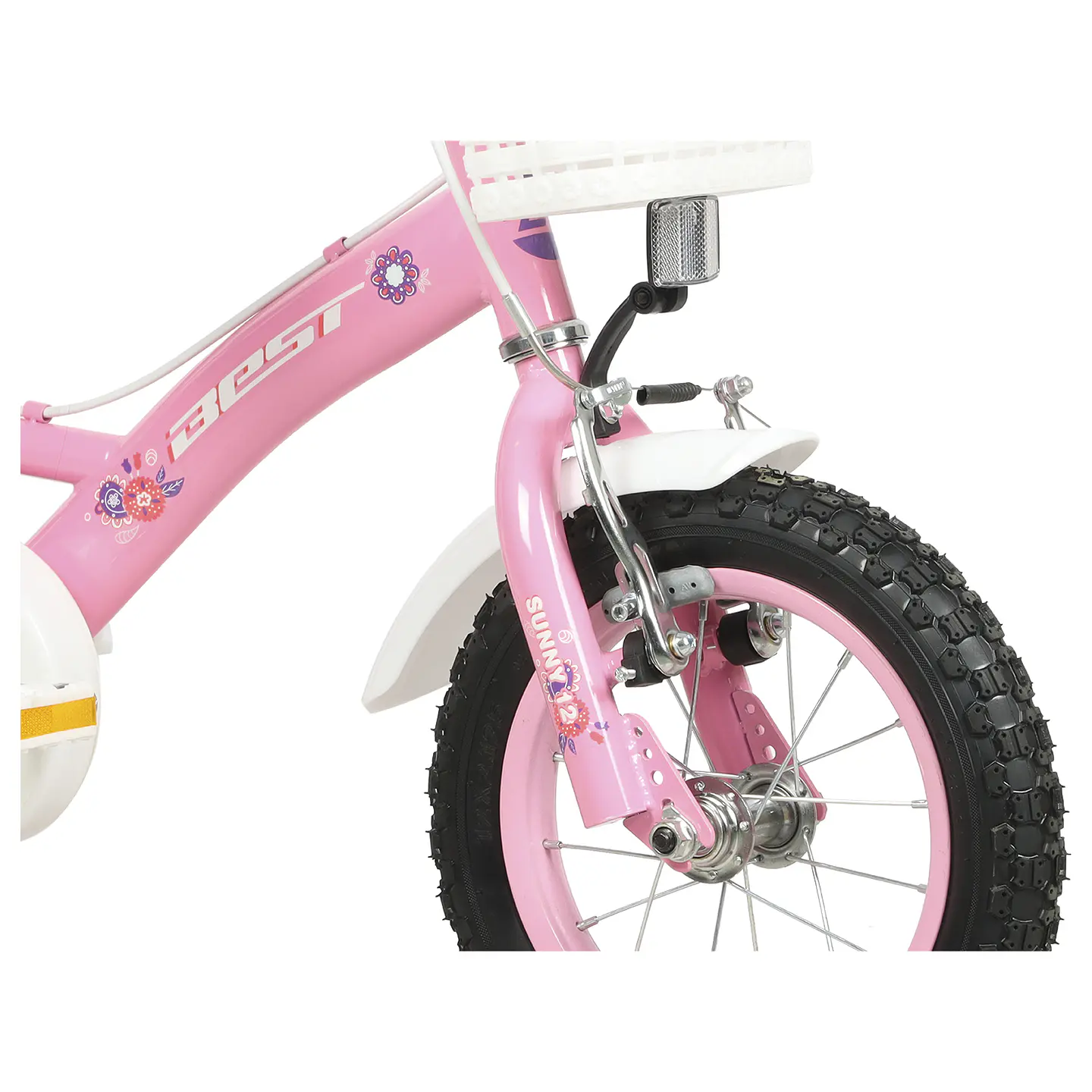 BICICLETA BEST SUNNY NIÑA 12 ROSADO  6