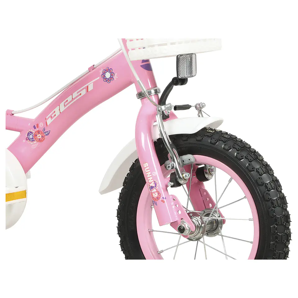 BICICLETA BEST SUNNY NIÑA 12 ROSADO  6