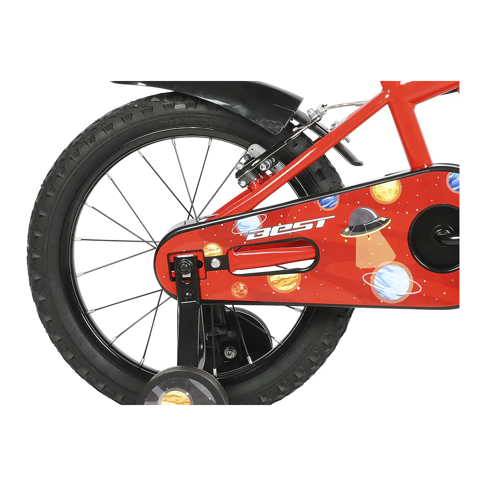BICICLETA BEST ZOOM NIÑO 16 ROJA  3
