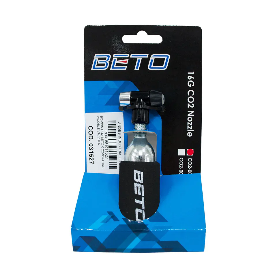 BOMBÍN CO2 BETO CO2-003 + CO2-007A 16G  1