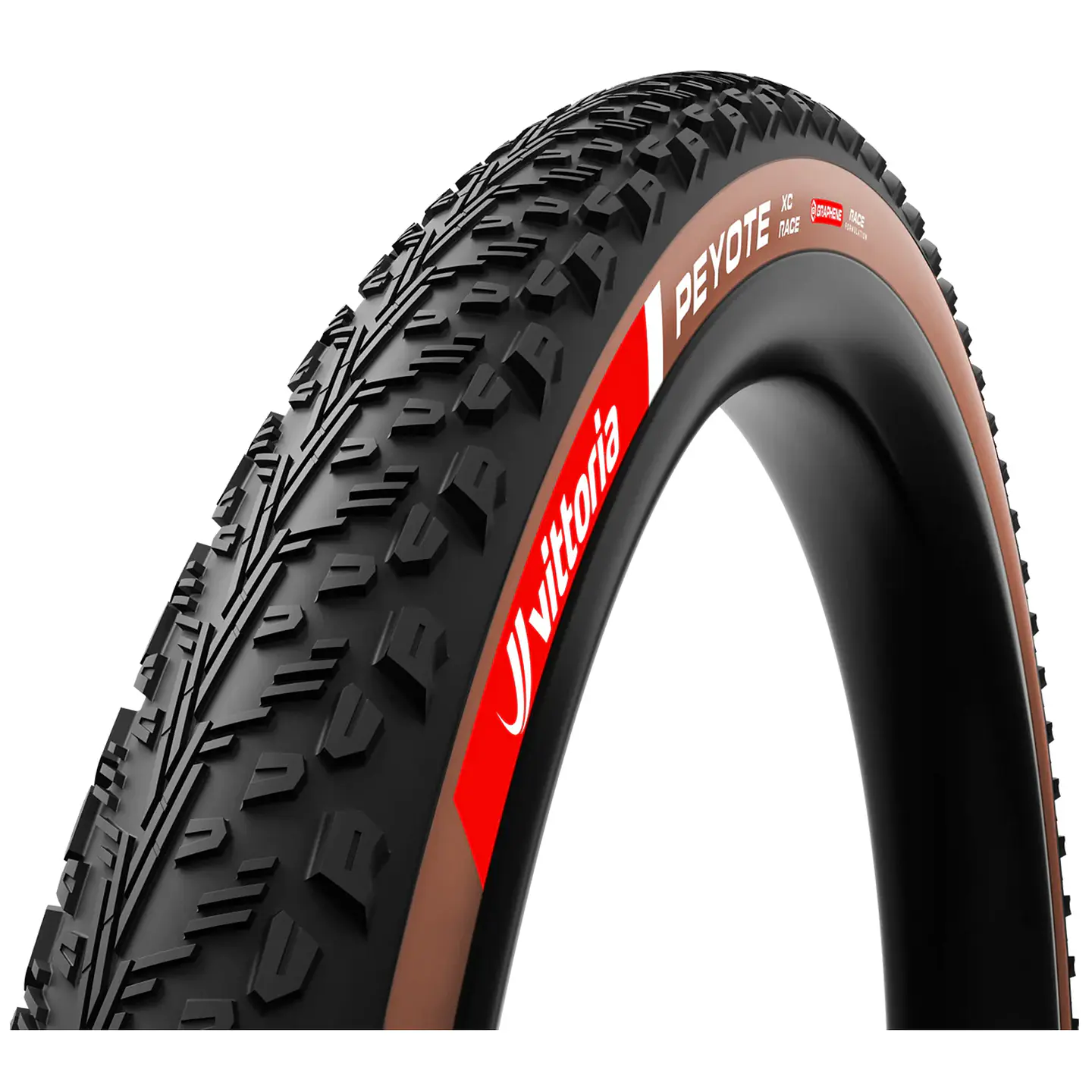NEUMATICO VITTORIA PEYOTE 29X2.4 XC RACE BROWN-BLK-BLK G2.0 29X2.4 TLR RACE GRAPHENE + SILICA 1
