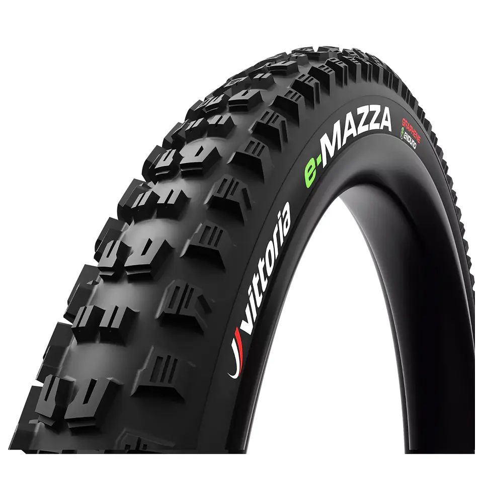 NEUMATICO VITTORIA E-MAZZA 29X2.4 ENDURO 2-PLY FULL BLACK 4C G2.0 TLR / FOLDABLEENDURO 11A00336 1