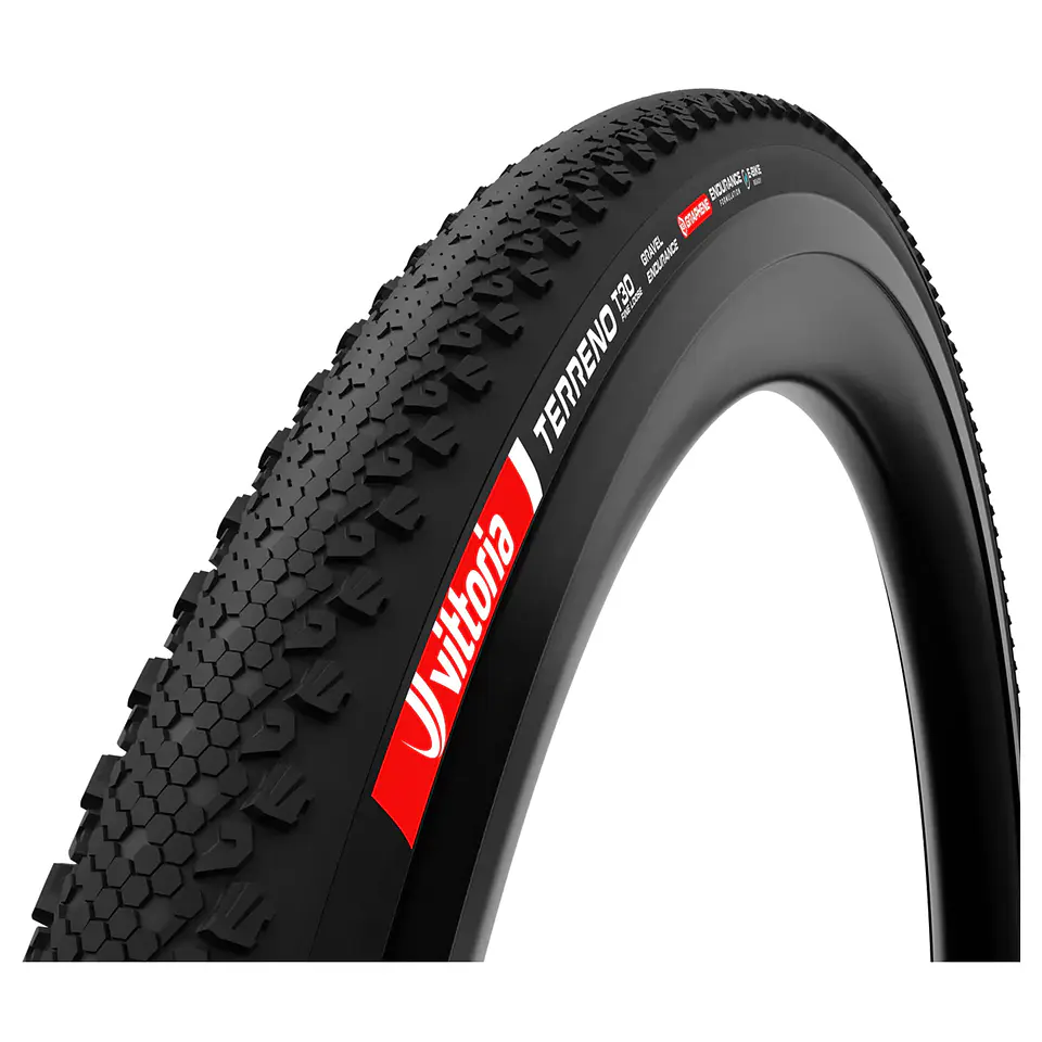 NEUMATICO VITTORIA TERRENO T30 FINE LOOSE 700X37 GRAVEL ENDURANCE FULL BLACK G2.0 TLR / FOLDABLE 1