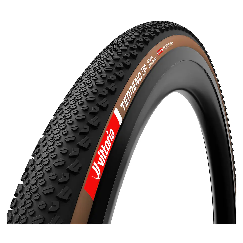 NEUMATICO VITTORIA TERRENO T50 MIXED 700X45C TLR GRAVEL ENDURANCE BROWN-BLK-BLK G2.0 1