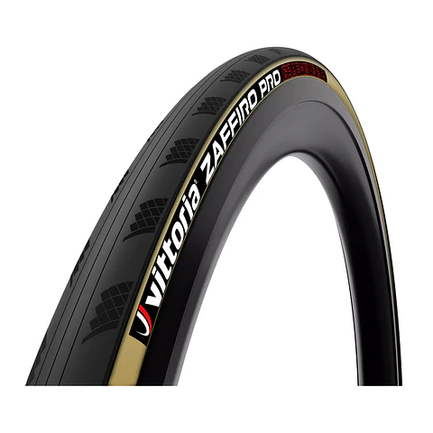 NEUMATICO DE RUTA VITTORIA ZAFFIRO PRO V 700X25C FOLD TAN-BLK-BLK G2.0