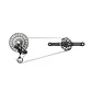 TRANSMISION COMPLETA SRAM EAGLE XX D1 UDH AXS T-TYPE DUB WIDE 55MM Q174 175MM 32T 10-52T - Miniatura 2