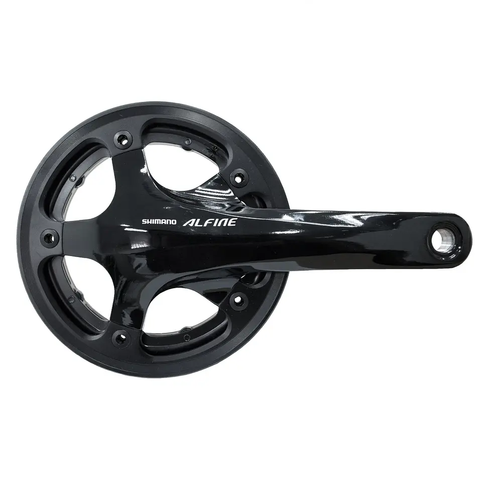 VOLANTE SHIMANO FC-S501 ALFINE, HOLLOWTECH 2 STYLE WITH SOLID CRANK, 170MM 39T, W/CG(DOUBLE),W/BB PA 1