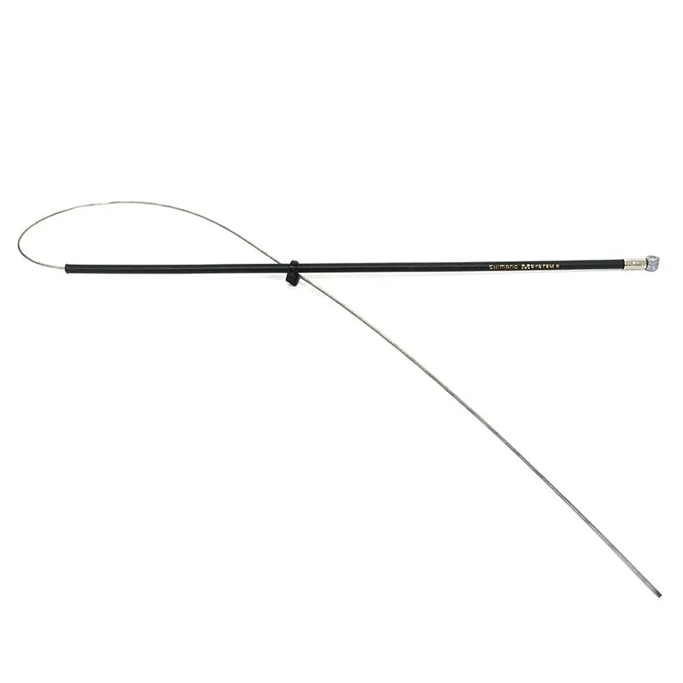 CABLE FRENO SHIMANO DEL. C/FUNDA 800MM T-TYPE DIA: 1.6X5.0MM FRONT C300X800MM BLACK BULK ABCTTYPFLA 1