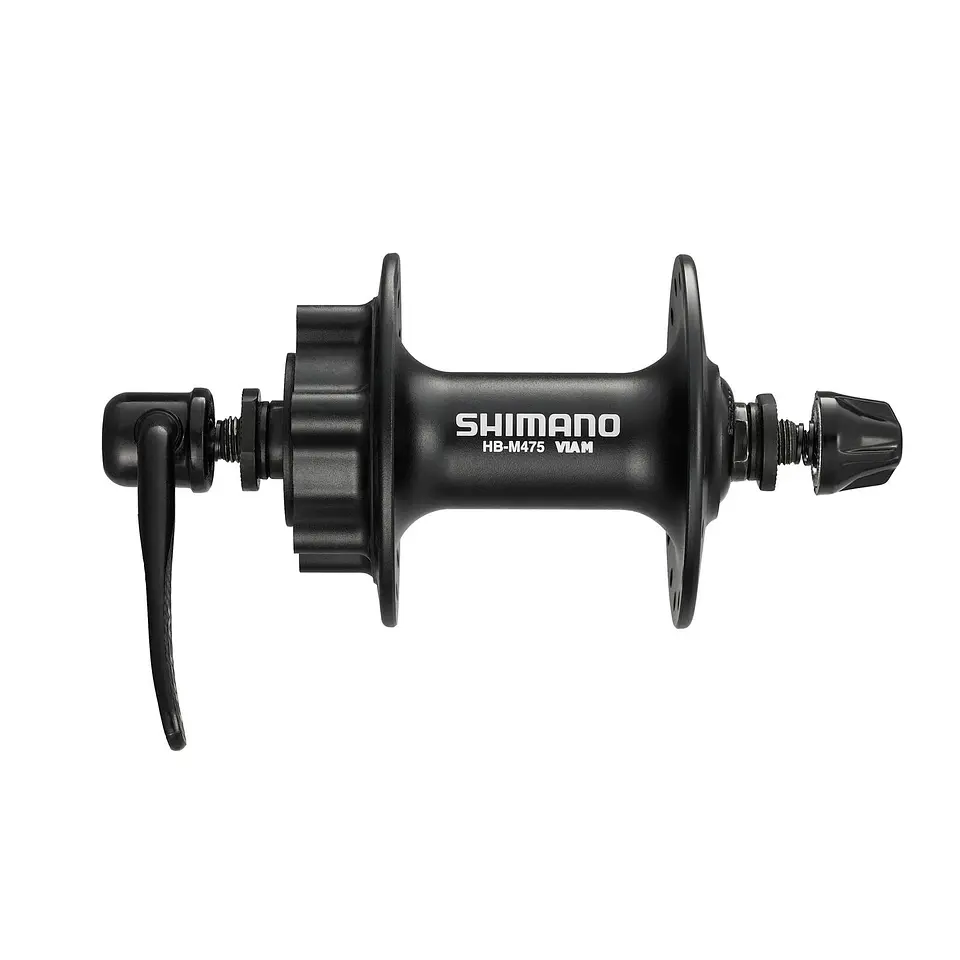 MAZA DELANTERA SHIMANO HB-M475  36H NEGRO  (CAJA)  EHBM475AL5 1