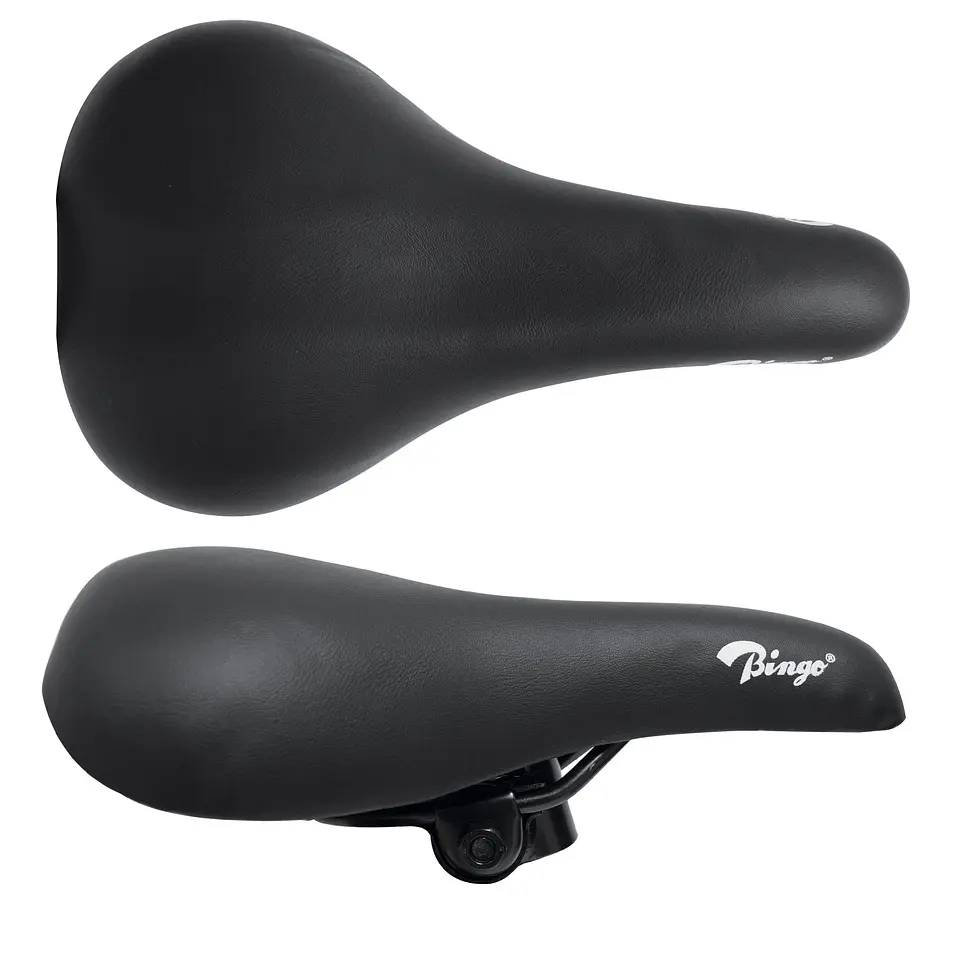 SILLIN MTB BINGO NEGRO BLANDO CON REFLECTOR YL-2768 1