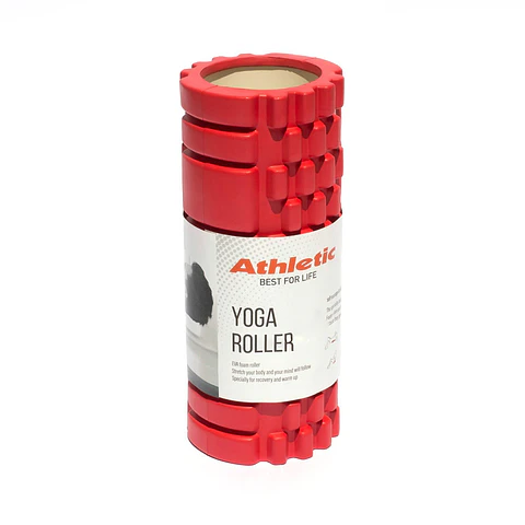 RODILLO DE YOGA ATHLETIC DIA 14 X L33CM MATERIAL: EVA+PVC COLOR ROJO ATHY018-33 13490