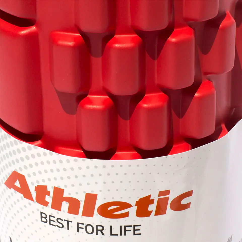 RODILLO DE YOGA ATHLETIC DIA 14 X L33CM MATERIAL: EVA+PVC COLOR ROJO ATHY018-33 13490 2