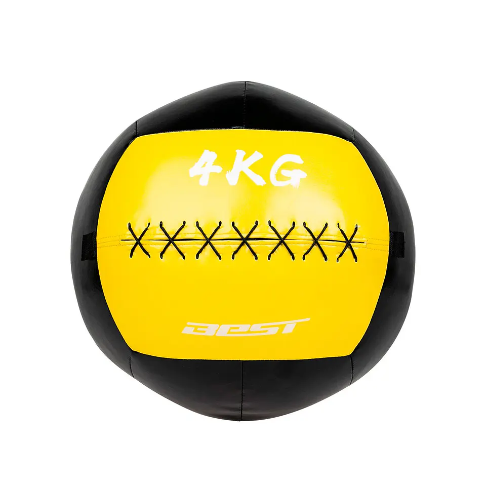 BALON MEDICINAL BEST 4KG BLACK/YELLOW JY3160-4 1