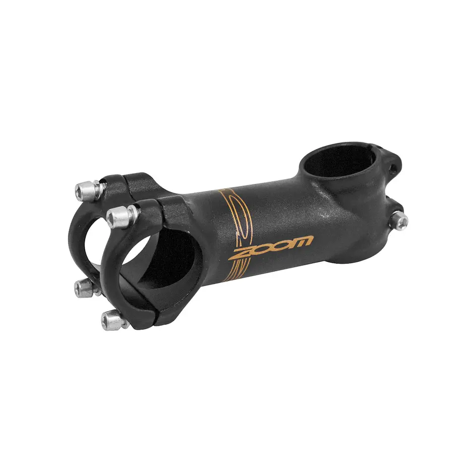 TEE (STEM) ZOOM TDS-345G-8 DIAMETRO 25.4 MM, 25.4 X 100 MM, A-HEAD (SIN HILO), COLOR MATE ALUMINIO 1