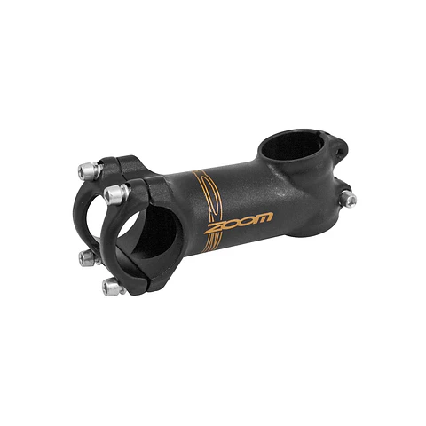 TEE (STEM) ZOOM TDS-D507B-8 DIAMETRO 31.8 MM, 31.8 X 90 MM, A-HEAD (SIN HILO), COLOR NEGRO ALUMINIO