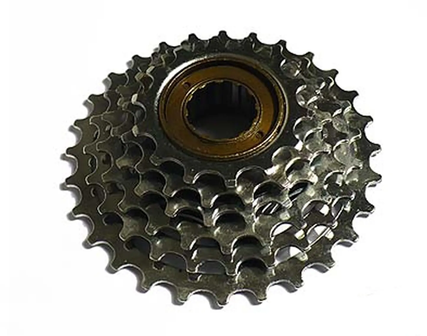PIÑON ATORNILLADO 6V. (14-28) CROMADO COMPATIBLE / GENERICO ACERO 1